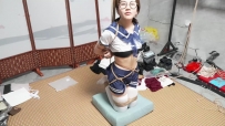 缚予 线下真实调教之超漂亮“萝莉姐姐”跪缚吊脚耳光SP