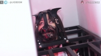 JIOBDSM 花系女仆珊瑚黑丝高跟 K9囚禁 狗努训练调教