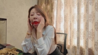 【枫叶工作室】女主下班玩自缚 没想到家里进了贼